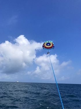 石垣島パラセーリング日記 台風なんかに負けないぞ Blue Seasar ブルーシーサー